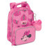 SAFTA With Handles Minnie Mouse Loving Backpack