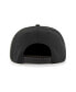 Фото #3 товара Men's Black Toronto Raptors Sure Shot Captain Snapback Hat