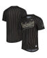 Men's Black, Gold Vanderbilt Commodores Pinstripe Replica Full-Button Baseball Jersey