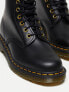 Фото #3 товара Dr Martens Vegan 1460 8 eye boots in black felix rub off