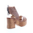 Bed Stu Mali F396006 Womens Brown Leather Platform Heels Shoes 10