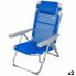 Фото #1 товара Садовый стул AKTIVE Пляжный складной Синий 48 x 90 x 60 см (2 штуки)