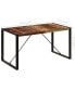 Dining Table 55.1"x27.6"x29.5" Solid Reclaimed Wood