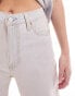 Levi's Ribcage wide leg jeans in white wash Белый, W25 L32 - фото #3