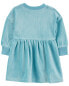 Фото #6 товара Baby Long-Sleeve Velour Dress 3M