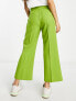 Фото #2 товара ASOS DESIGN Petite straight ankle suit trouser in olive
