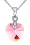 House of Louisa Damen Halskette mit Anhänger Kette mit Anhänger Heart pink RS-071-TR