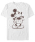 Фото #1 товара Men's Sketchy Mickey Short Sleeve T-Shirt