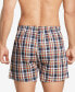 Фото #3 товара Men's 3-Pk. Classic Printed Cotton Poplin Boxers