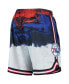 ფოტო #2 პროდუქტის Men's Philadelphia 76ers Americana Dip-Dye Shorts