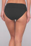 Фото #3 товара Seafolly Roll Top Pant Wide Waistband Bikini Bottom Black Swimwear Size 8