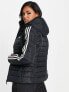 adidas Originals slim trefoil puffer jacket in black