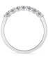 ფოტო #4 პროდუქტის Diamond Seven Stone Wedding Band (1/3 ct. t.w.) in Platinum