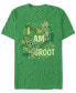 Фото #1 товара Men's Marvel Film I am Groot Cutesy Groot Short Sleeve T-shirt