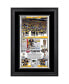 Pittsburgh Penguins Framed 10" x 18" 2017 NHL Eastern Conference Champions Collage with a Piece of Game-Used Puck - Limited Edition of 217