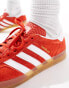 adidas Originals – Gazelle – Hallen-Sneaker in Rot mit Gummisohle