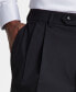 Men's Pleated Solid Classic Fit Pants