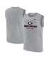 Фото #1 товара Men's Heather Gray Georgia Bulldogs Primetime Legend Lock Up Performance Muscle Tank Top