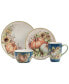 Фото #2 товара Autumn Breeze 16 Pc. Dinnerware Set, Service for 4