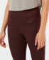 Hue 252626 Women's Tweed High-Waist Knit Leggings Sangria Size XS