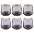 Фото #1 товара Glas-Set TOUCH OF GOLD (6er-Set)