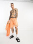 Polo Ralph Lauren x ASOS exclusive collab terry towelling shorts in orange with logo