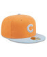 Фото #2 товара Men's Orange/Light Blue Chicago Cubs Spring Color Basic Two-Tone 59Fifty Fitted Hat