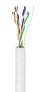 Wentronic CAT 6 network cable - U/UTP - white - 305m - 305 m - Cat6 - U/UTP (UTP)