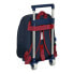 Фото #3 товара Школьный рюкзак с колесиками F.C. Barcelona Corporativa Синий Тёмно Бордовый (27 x 33 x 10 cm)