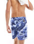 Tommy Jeans Hawaiian beach shorts in blue Hawaiianisches Muster, S - 45-48 - фото #3