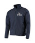 Фото #4 товара Men's Navy Tennessee Titans Sonoma Softshell Full-Zip Jacket