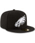 ფოტო #3 პროდუქტის Men's Philadelphia Eagles B-Dub 59FIFTY Fitted Hat
