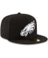 Фото #3 товара Men's Philadelphia Eagles B-Dub 59FIFTY Fitted Hat