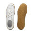 Фото #6 товара Puma Palermo Premium 39724601 Mens White Leather Lifestyle Sneakers Shoes