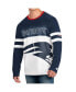 Men's Navy, White New England Patriots Halftime Long Sleeve T-shirt