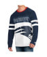 Фото #2 товара Men's Navy, White New England Patriots Halftime Long Sleeve T-shirt