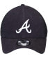 Фото #4 товара Men's Navy Atlanta Braves Trucker 9FORTY Adjustable Snapback Hat