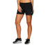 Sports Shorts for Women Asics Silver 4In Black