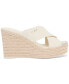 Фото #2 товара Women's Maryn Crossband Espadrille Platform Wedge Sandals