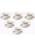 Фото #1 товара Floral Espresso Set, 12 Piece