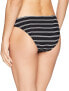 Фото #2 товара Seafolly Women's 175777 Hipster Bikini Bottom Swimwear Inka Stripe Black Size 4