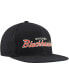 Фото #3 товара Mitchell Ness Men's Black Chicago Blackhawks Core Team Script 2.0 Snapback Hat