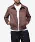 Фото #7 товара Men's Faux Suede Button Down Jacket