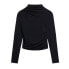 SUPERDRY Long Sleeve Ruched Mock Neck Sweater