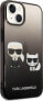 Karl Lagerfeld Etui Karl Lagerfeld do iPhone 14 Plus 6,7" hardcase czarny/black Gradient Ikonik Karl & Choupette