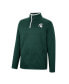 ფოტო #2 პროდუქტის Men's Green Michigan State Spartans Rebound Quarter-Snap Jacket