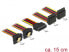 Delock 60153 - 0.15 m - 4 x SATA 15-pin - SATA 15-pin - Male - Female - Gold Black,Orange,Red,Yellow - фото #4