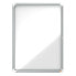 Фото #1 товара Дисплей-стенд магнитный NOBO Premium Plus белый серебристый металл стеклянный