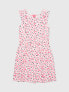 Фото #1 товара Kids' Sleeveless Floral Print Ruffle Dress