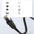Фото #14 товара Płaski patch cord kabel przewód LAN Ethernet Cat.8 U/FTP 1m czarny